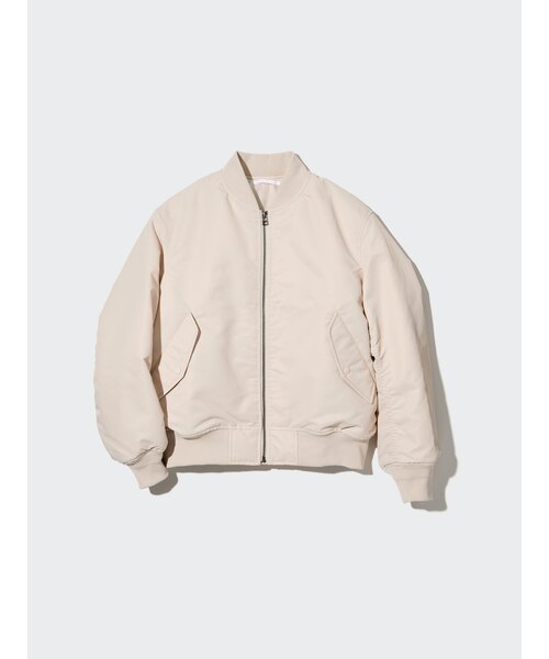 S*ね様 【希少】OLD UNIQLO MA-1 ホワイト XL 短丈 ワイドシ MA-1ブルゾン｜ユニクロの通販｜&mall（アンドモール）三井