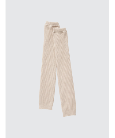 ヒートテックニットレッグウォーマー(リブ)