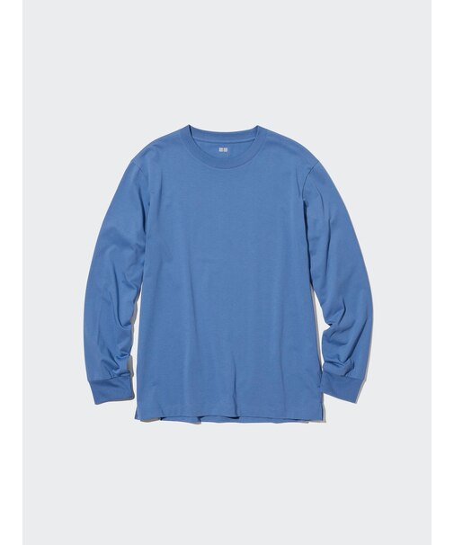 エアリズムコットンUVカットクルーネックT（長袖）