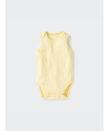 コットンメッシュボディスーツ/ノースリーブ