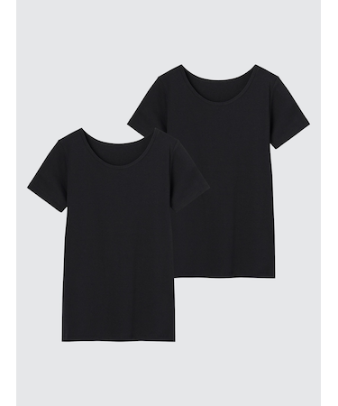 コットンインナーUネック(2枚組)