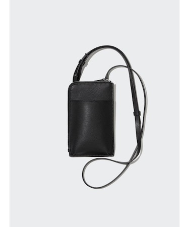 レザータッチウォレットショルダーバッグ