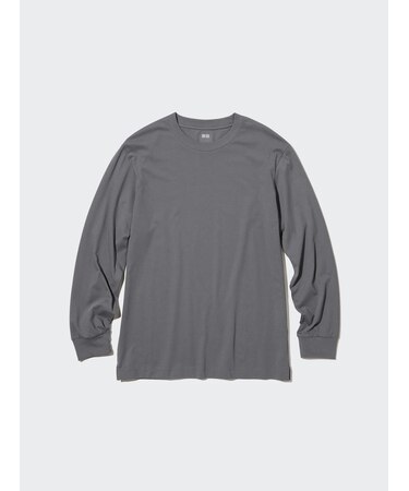 エアリズムコットンUVカットクルーネックＴ（長袖）