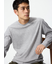 ソフトタッチクルーネックTシャツ/長袖