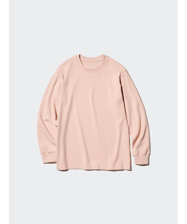 ソフトタッチクルーネックTシャツ/長袖