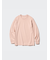 ソフトタッチクルーネックTシャツ/長袖