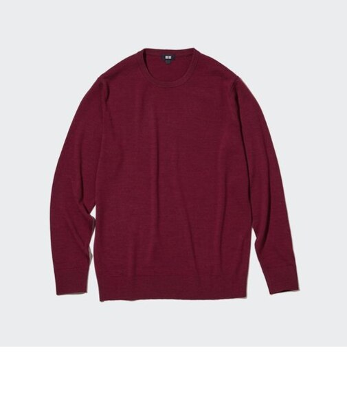 メリノクルーネックセーター