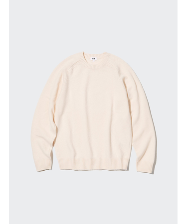 ラムクルーネックセーター