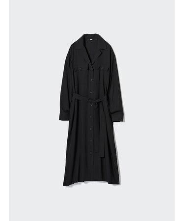 UVカットシャツワンピース（長袖・標準丈・110～121cm）