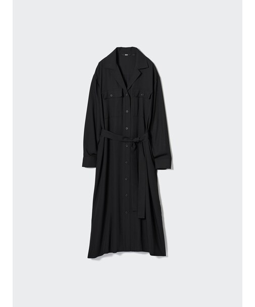 UVカットシャツワンピース（長袖・標準丈・110～121cm）