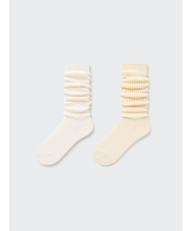 ハイソックス（ロングリブ・2足組）