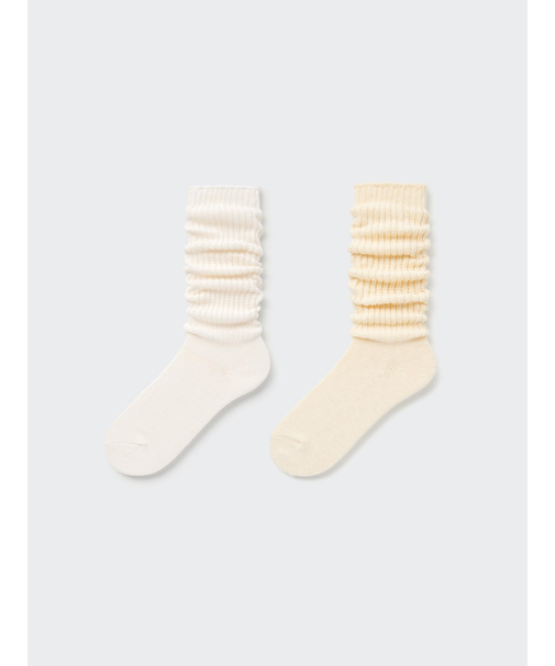 ハイソックス（ロングリブ・2足組）