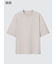 エアリズムコットンオーバーサイズTシャツ/5分袖