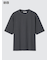 エアリズムコットンオーバーサイズTシャツ/5分袖