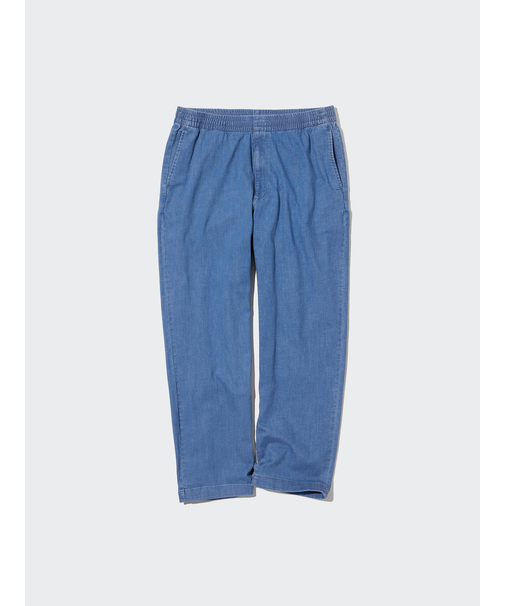 コットンリラックスアンクルパンツ(デニム)