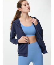 エアリズムUVカットメッシュフルジップパーカ