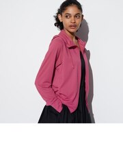 エアリズムUVカットメッシュフルジップパーカ