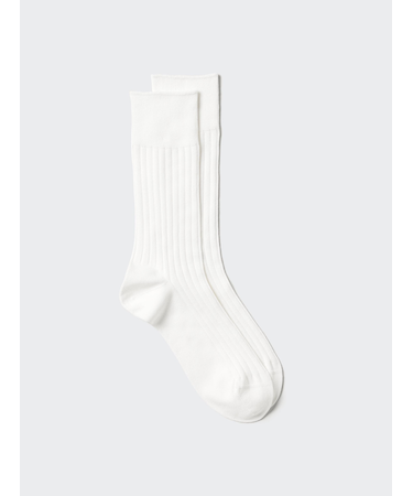 スーピマコットンワイドリブソックス