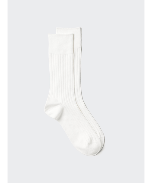 スーピマコットンワイドリブソックス