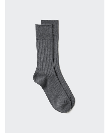 スーピマコットンワイドリブソックス