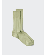 スーピマコットンワイドリブソックス