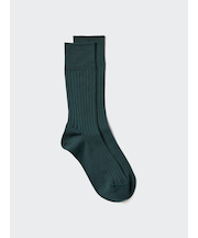 スーピマコットンワイドリブソックス