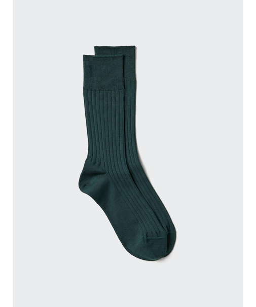 スーピマコットンワイドリブソックス