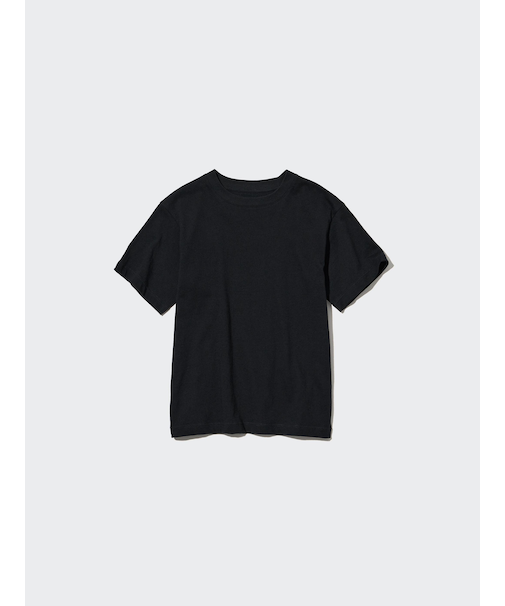 コットンカラークルーネックT(半袖)