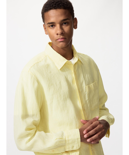 プレミアムリネンシャツ