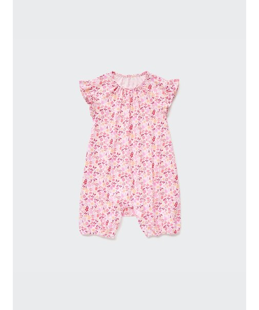 フライスショートオール（フラワー・半袖）