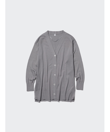 UVカットⅤネックロングカーディガン(長袖)