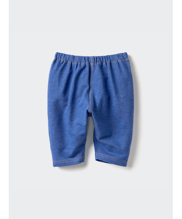 リラックスフィットレギンス/デニムライク/7分丈