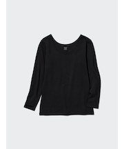 極暖ヒートテックコットンUネックT/8分袖