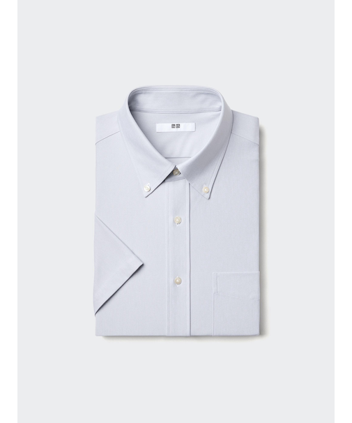 ドライノンアイロンジャージーシャツ/ボタンダウン