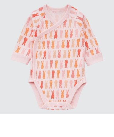 Joy of Print ボディスーツ（長袖・前開き）