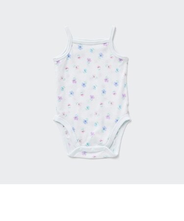 Joy of Print コットンメッシュボディスーツ（キャミソール）