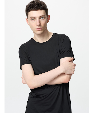 エアリズムクルーネックT