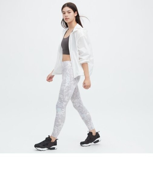 エアリズムUVカットソフトプリントポケットレギンス（Rei Nakanishiコラボレーション・セットアップ可能）