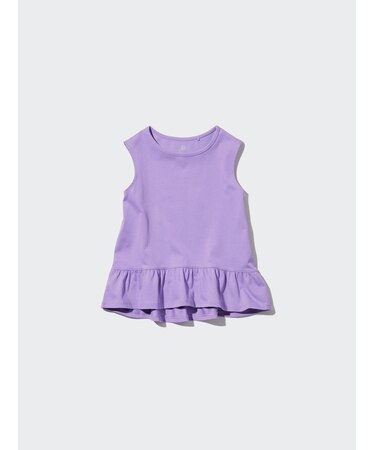 GIRLS エアリズムコットンTシャツ（ノースリーブ）