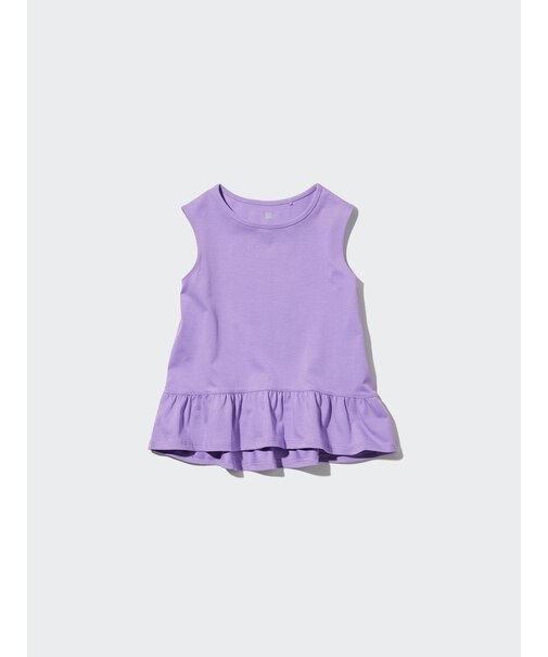 GIRLS エアリズムコットンTシャツ（ノースリーブ）