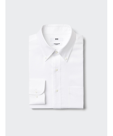 スーパーノンアイロンスリムシャツ/ボタンダウン