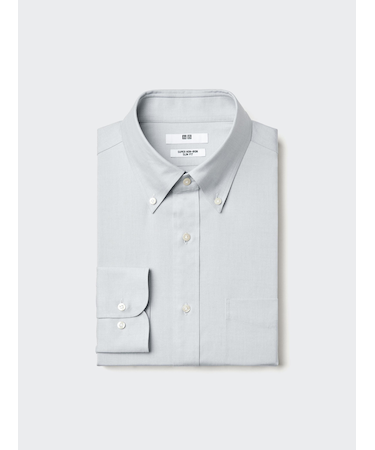 スーパーノンアイロンスリムシャツ/ボタンダウン