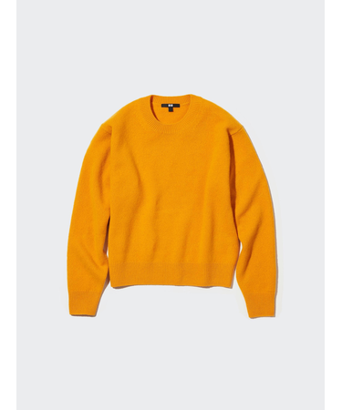 プレミアムラムクルーネックセーター(長袖)