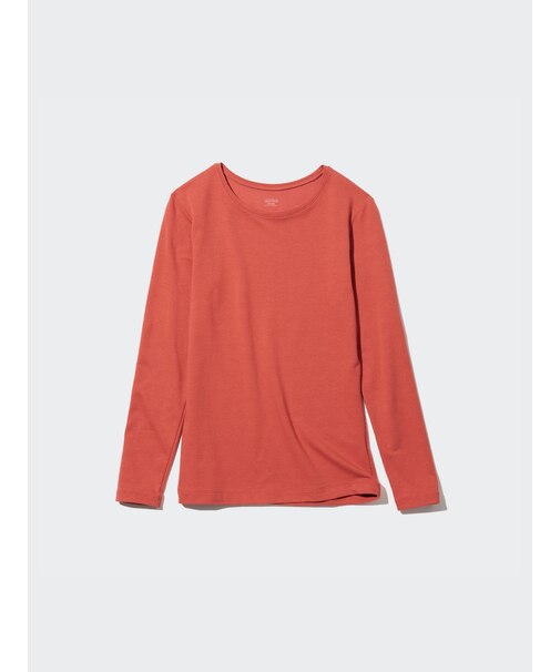 極暖ヒートテックコットンクルーネックT