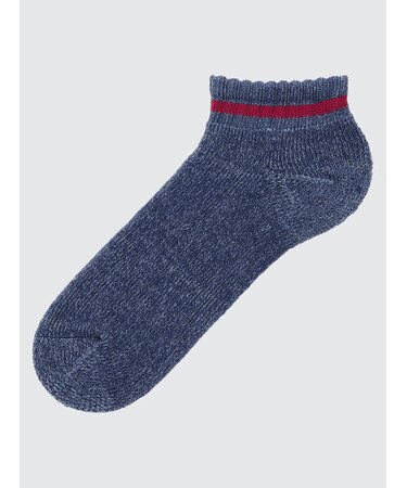 パイルプレイティングショートソックス