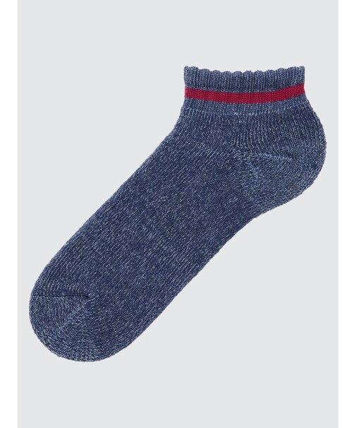 パイルプレイティングショートソックス