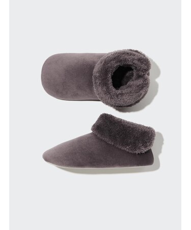フリースブーツルームシューズ