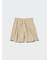 GIRLS リネンブレンドイージーショートパンツ