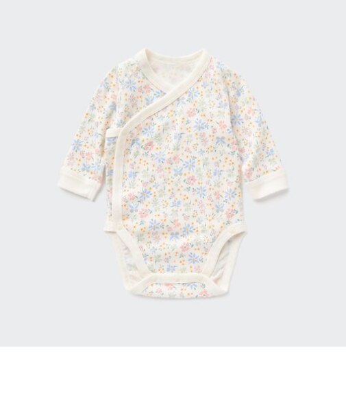 Joy of Print ボディスーツ(長袖・前開き)