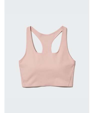 ワイヤレスブラアクティブスクエアネック